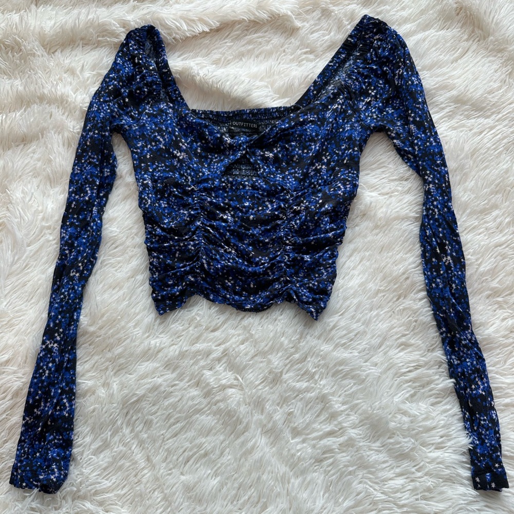 Urban outfitters long sleeve crop top